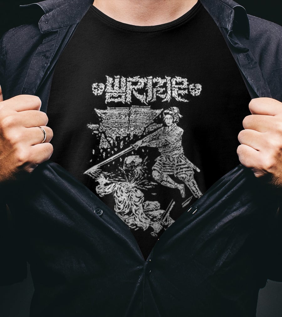Wormrot The Darkest Burden Japanese Kanji Grindcore T-Shirt