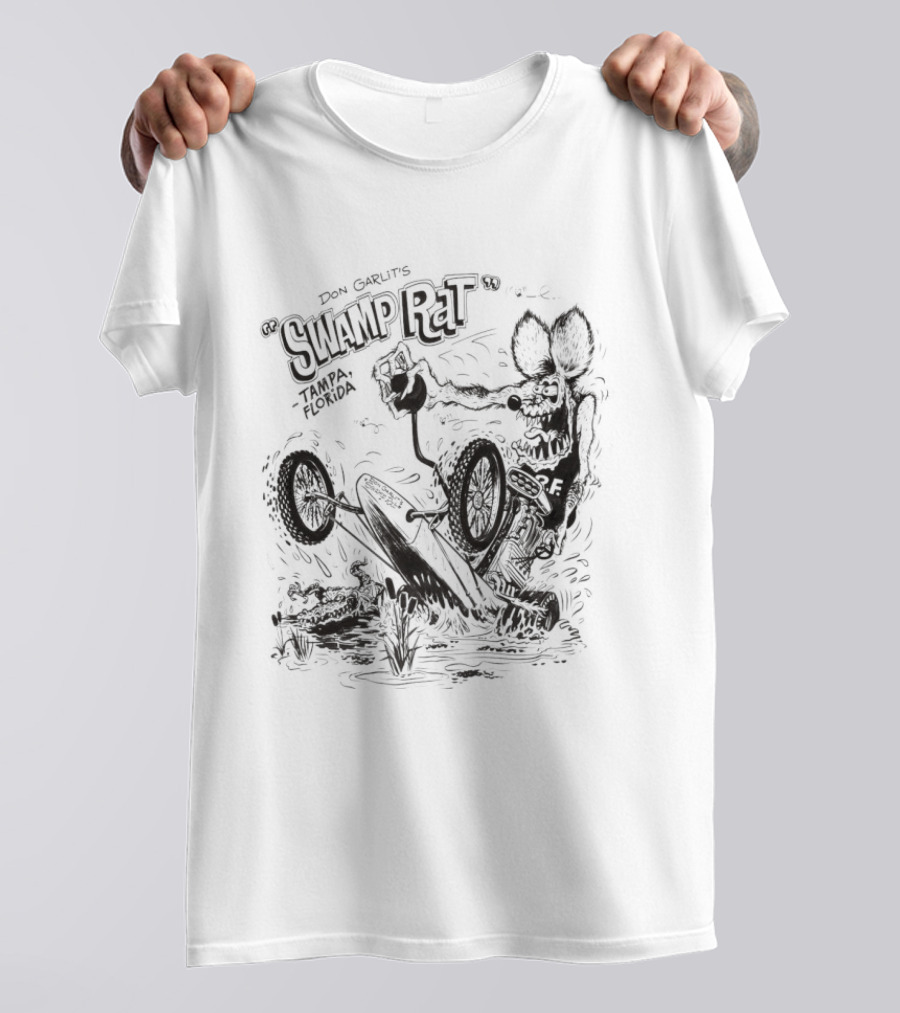 Swamp Rat Don Garlit's Tampa Florida Racing Dragster T-Shirt