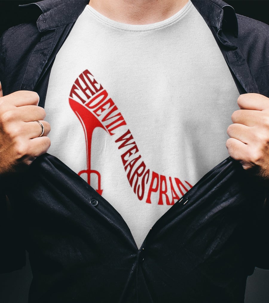 The Devil Wears Prada Red Shoe High Heel Trident T-Shirt
