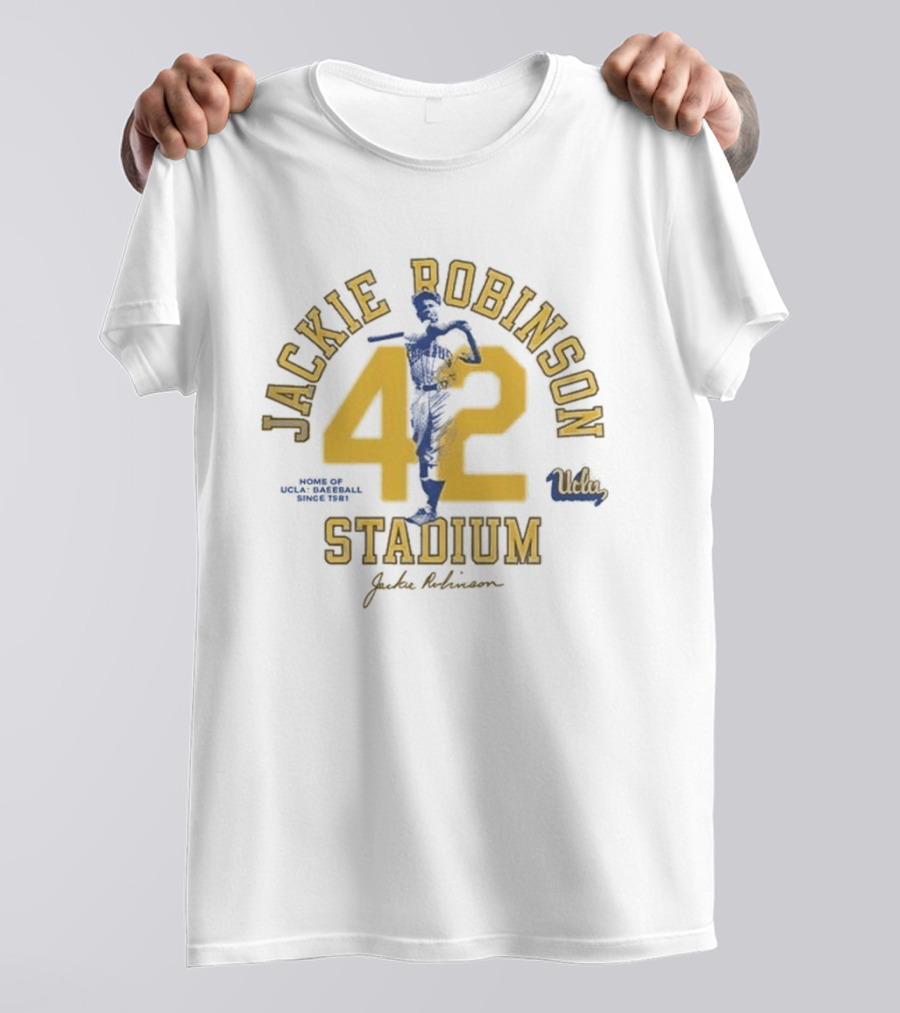 Jackie Robinson 42 Stadium UCLA Baseball Honor 2026 T-Shirt