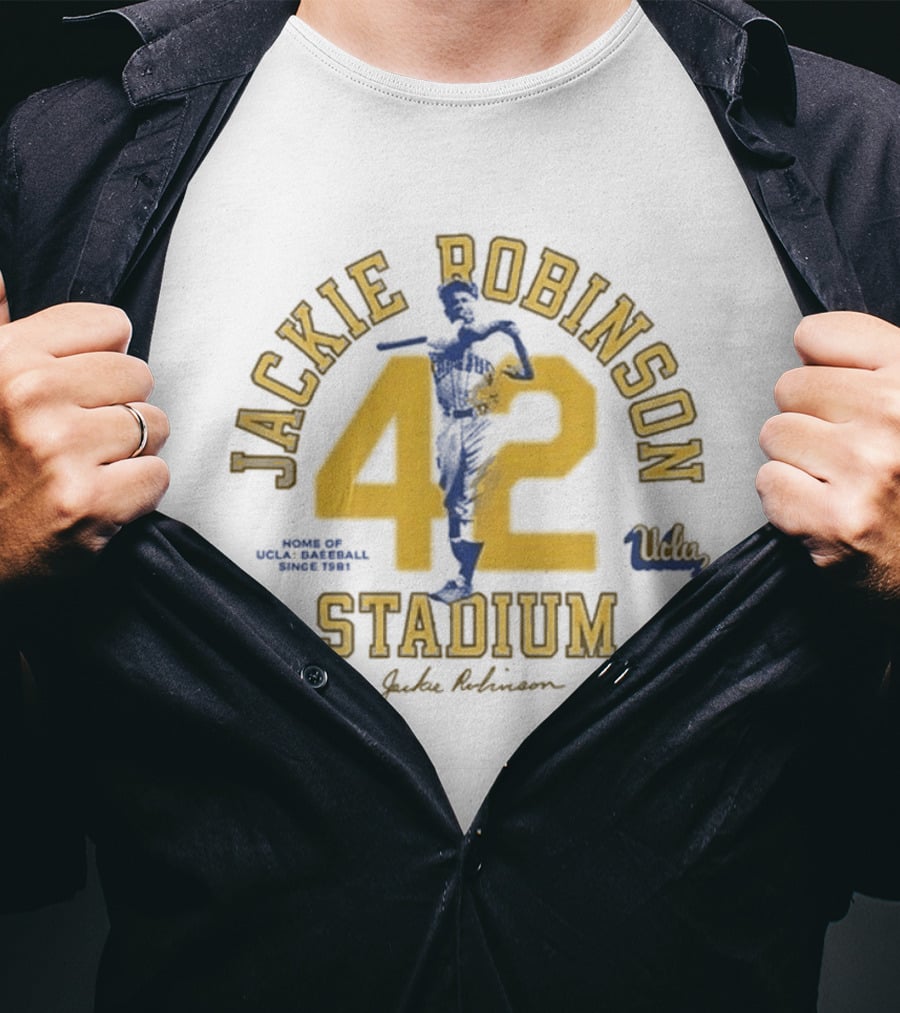 Jackie Robinson 42 Stadium UCLA Baseball Honor 2026 T-Shirt