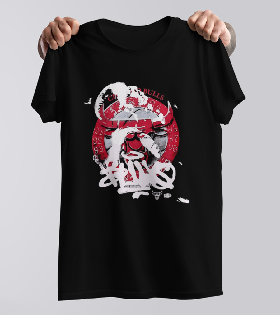 Chicago Bulls Dynasty Champions 91 92 93 96 97 98 T-Shirt