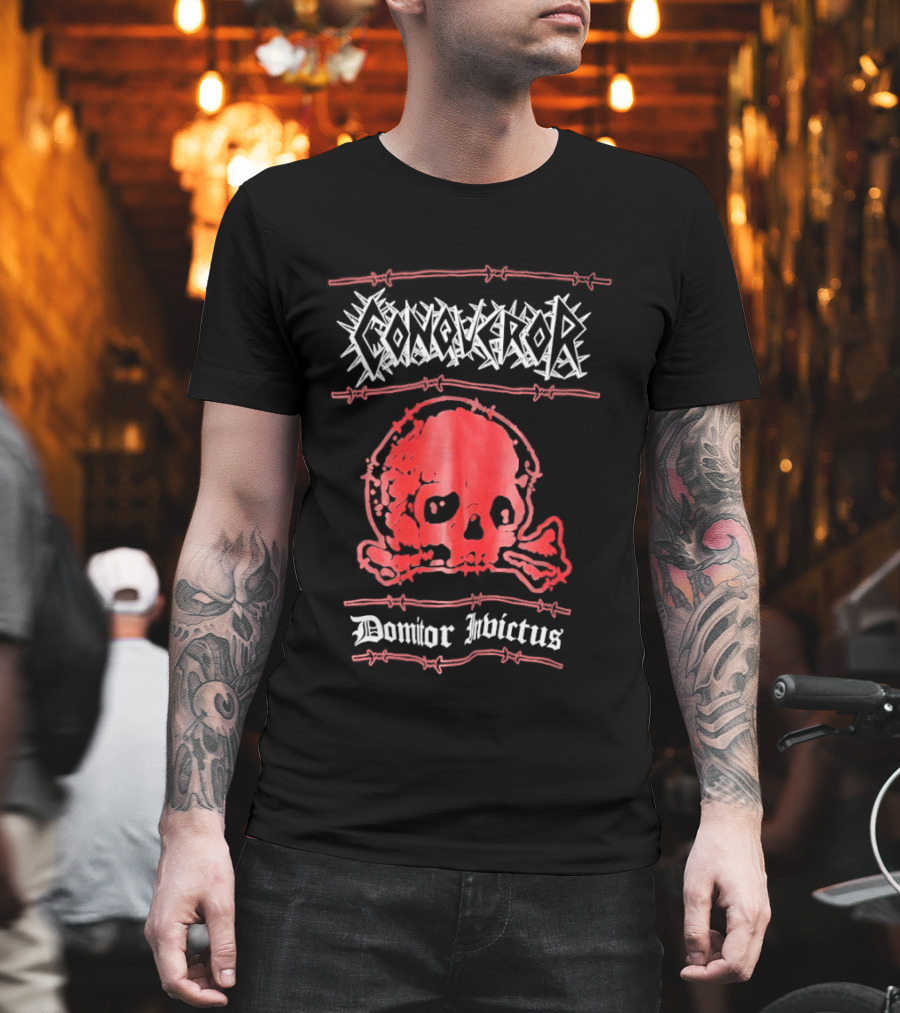 Conqueror Domitor Invictus Skull T-Shirt