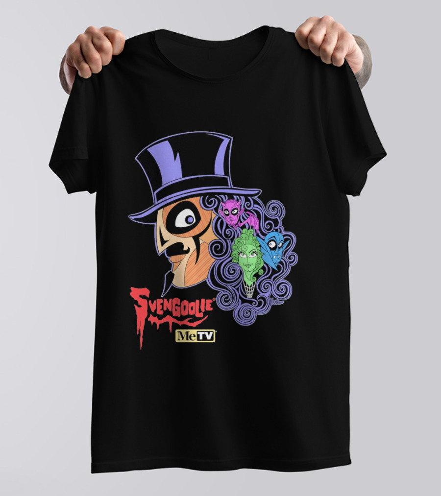 Svengoolie MeTV Horror Host Character Cartoon T-Shirt