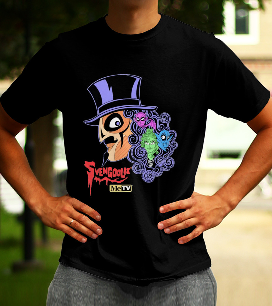 Svengoolie MeTV Horror Host Character Cartoon T-Shirt