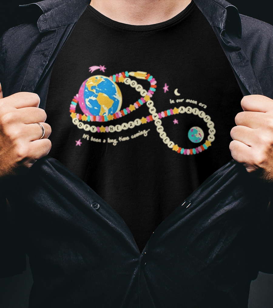 Copy Heart Copy Bracelet Artemis II NASA Mission It's Been A Long Road Coming T-Shirt