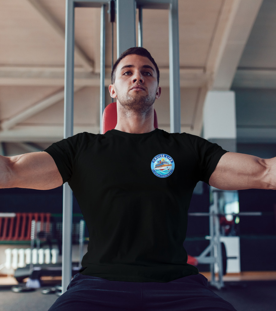 Cruise Life Travel Adventure Ocean Waves Ship T-Shirt