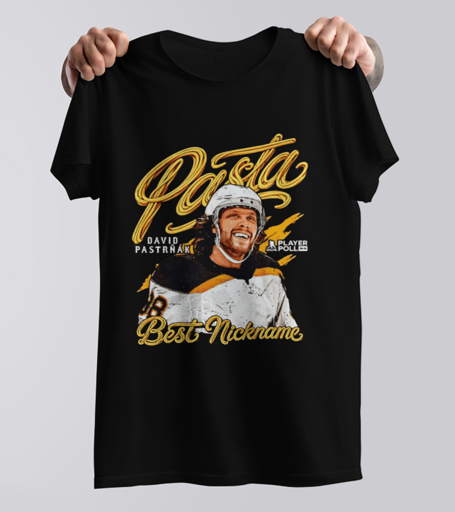 Pasta David Pastrnak Boston Best Nickname Player Profile T-Shirt