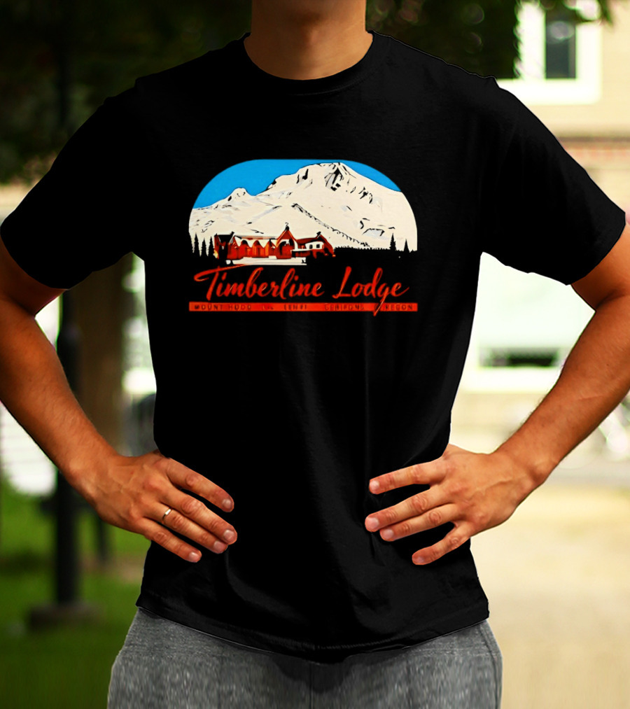 Timberline Lodge Mount Hood Ski Mountain Retreat Oregon T-Shirt