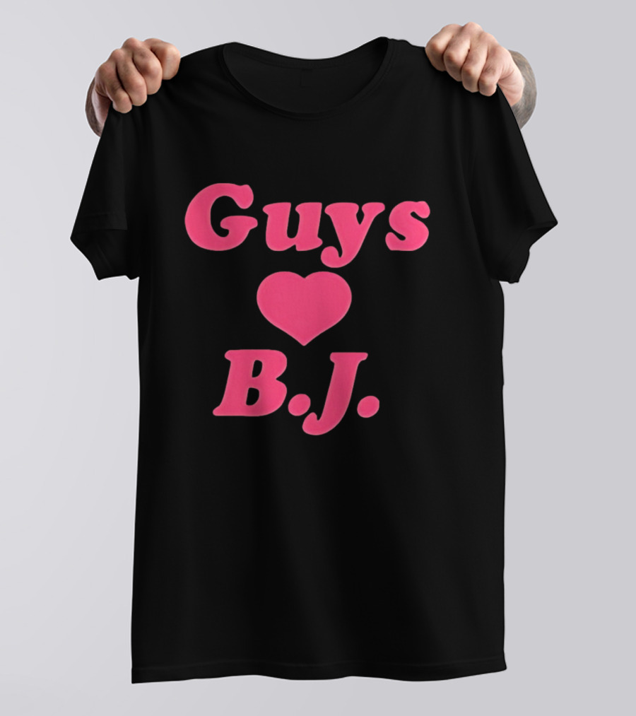 Guys Heart B.J. Pink T-Shirt