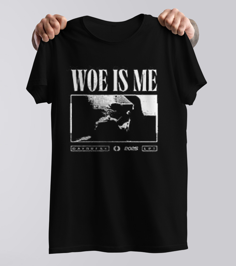 Woe Is Me Daybreak LP3 Album Cover T-Shirt