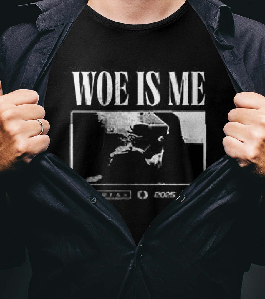 Woe Is Me Daybreak LP3 Album Cover T-Shirt