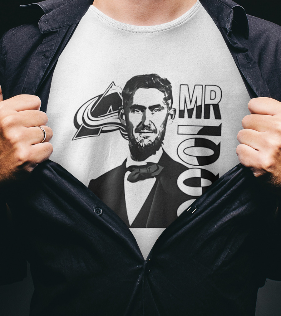 Brock Nelson Mr 1000 Colorado Avalanche Hockey T-Shirt