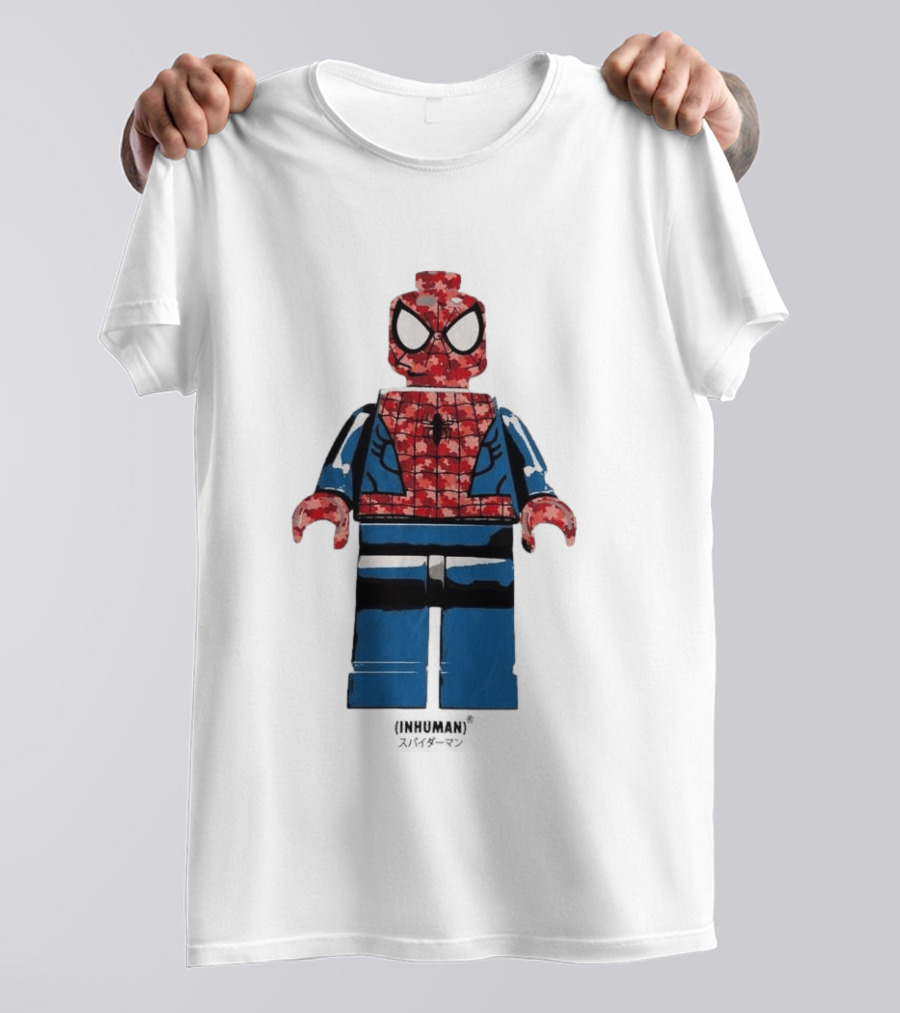 Spider Man LEGO Inhuman Figure Block T-Shirt
