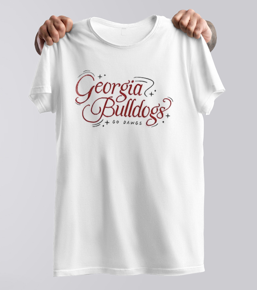 Georgia Bulldogs Go Dawgs Tis The Damn Season Stadium T-Shirt