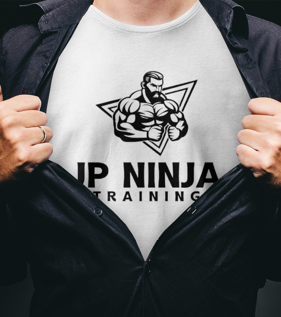 JP Ninja Training Muscle Man Triangle T-Shirt