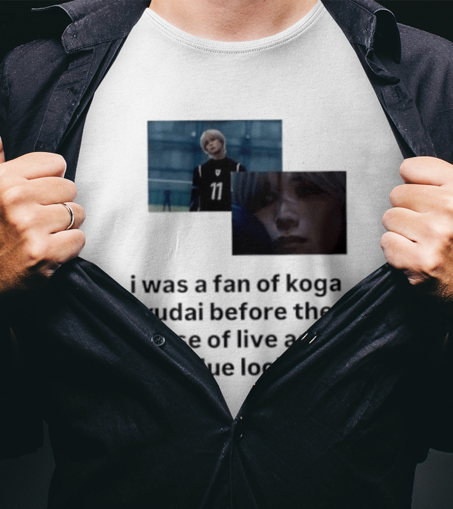 Koga Yudai Before Blue Lock Live Action Release Fan T-Shirt