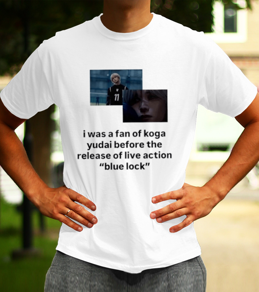 Koga Yudai Before Blue Lock Live Action Release Fan T-Shirt