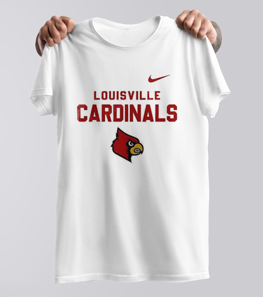 Louisville Cardinals NCAA Heartbeat True Fans Nike Sportswear T-Shirt