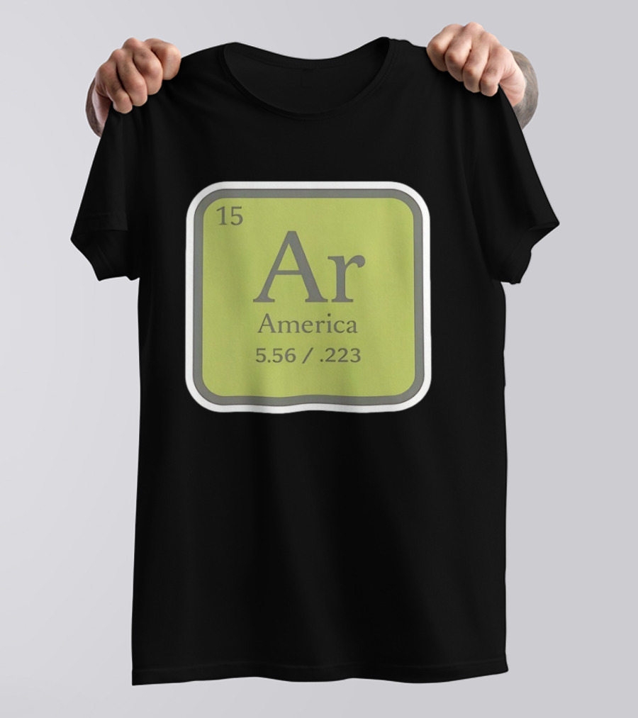 15 Ar America 5.56 .223 Ammo Element T-Shirt