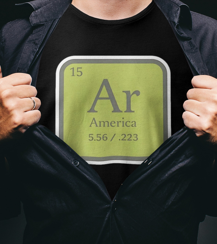 15 Ar America 5.56 .223 Ammo Element T-Shirt