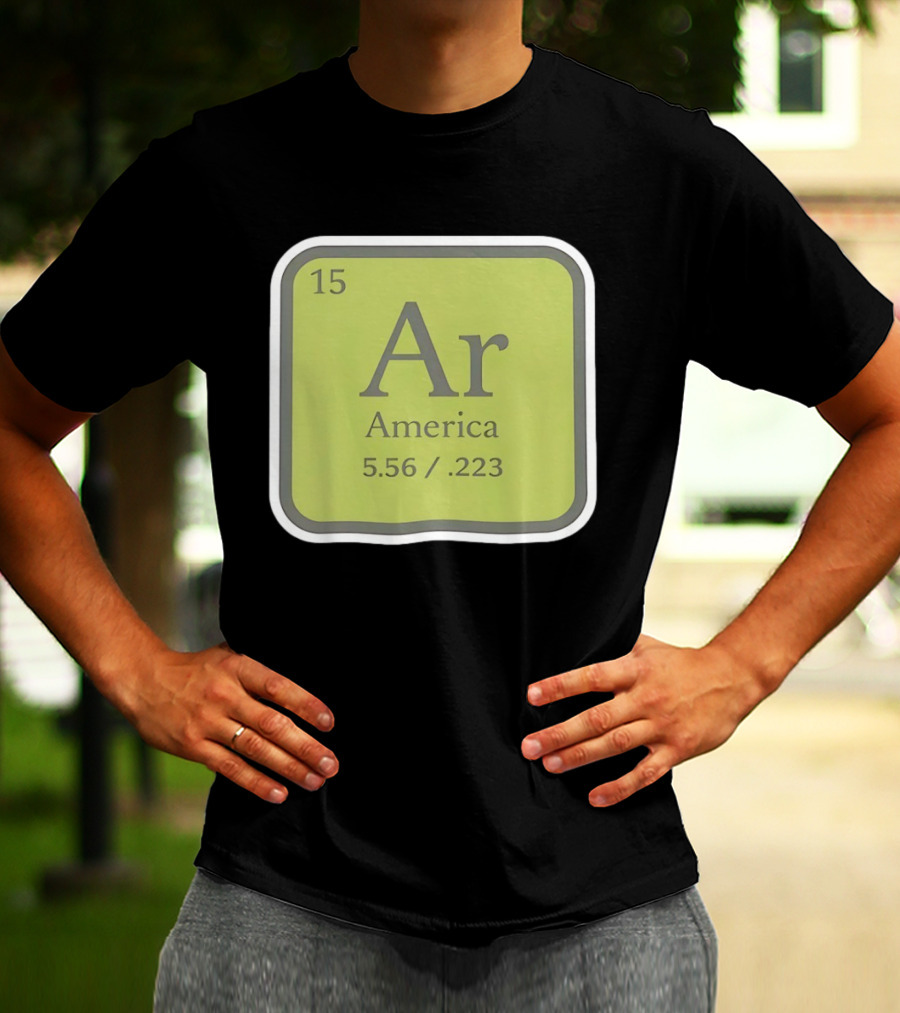 15 Ar America 5.56 .223 Ammo Element T-Shirt