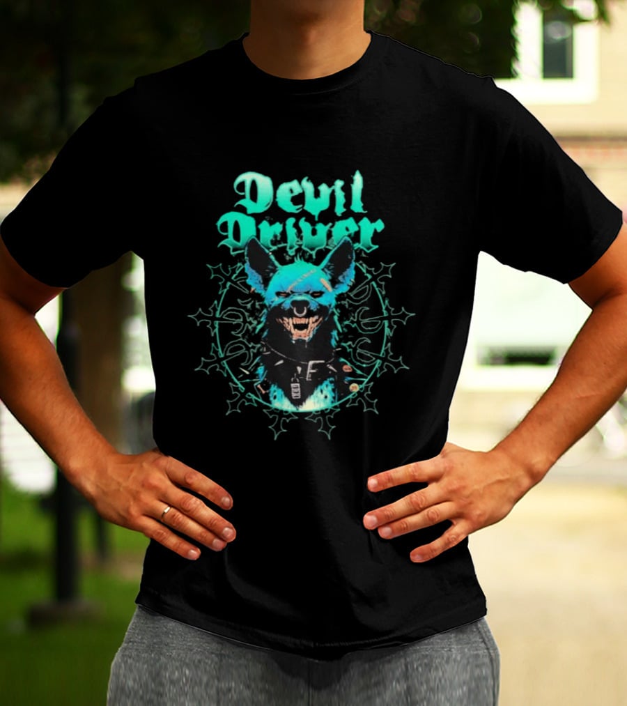 DevilDriver Sinister Canine Cross T-Shirt