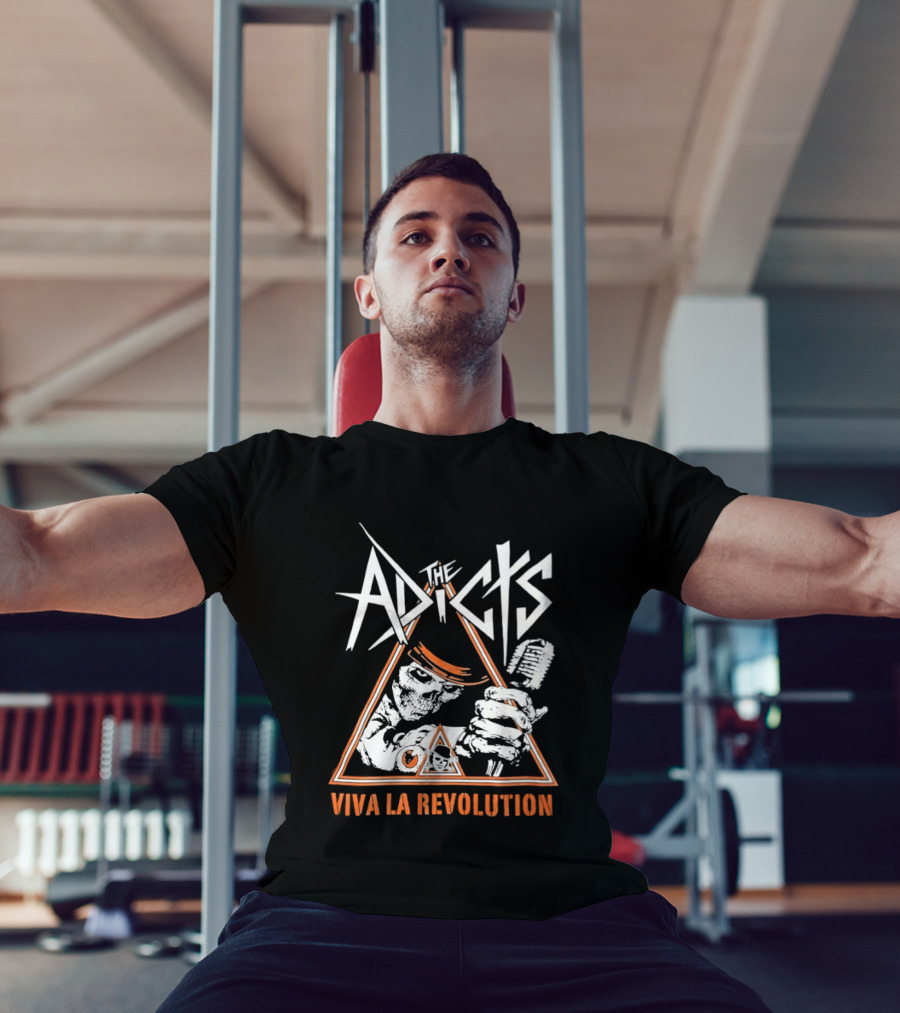 The Adicts Skeleton Viva La Revolution T-Shirt