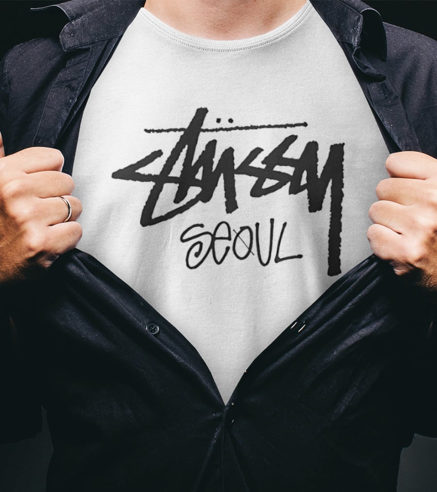 Stussy Seoul Streetwear Fashion T-Shirt