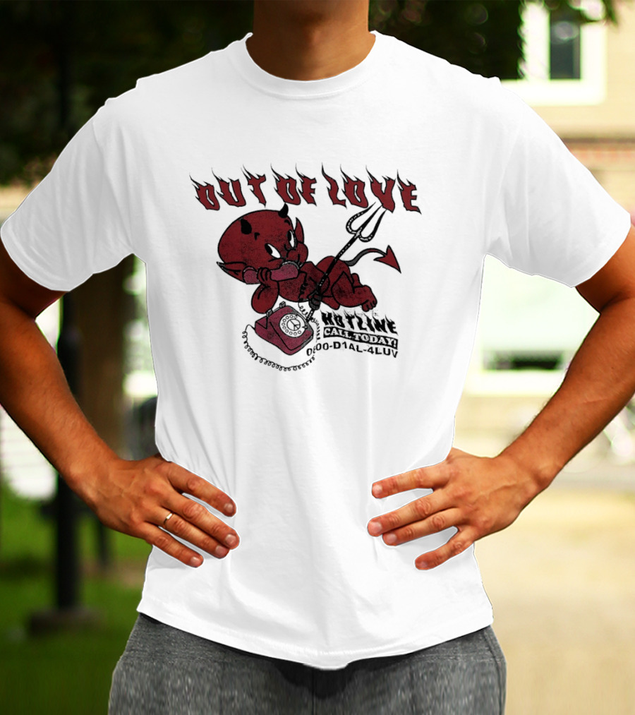 Out Of Love Hot Stuff The Little Devil Phone Comic T-Shirt