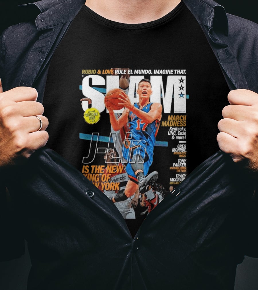 SLAM J Lin Is The New King Of New York Special Collectible Cover T-Shirt