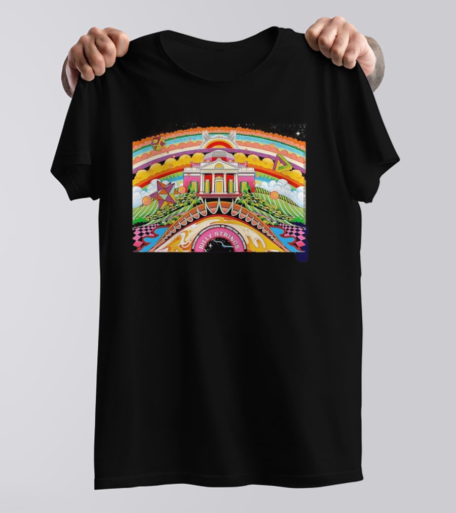 Billy Strings Charlottesville Virginia 2026 Night 1 Gig John Paul Jones Colorful Psychedelic T-Shirt