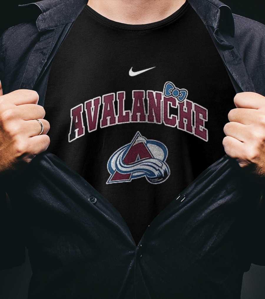 Nike Colorado Avalanche Hello Kitty Collaboration T-Shirt