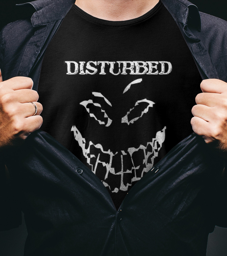Disturbed Indestructible Grinning Face No 1 Blend T-Shirt