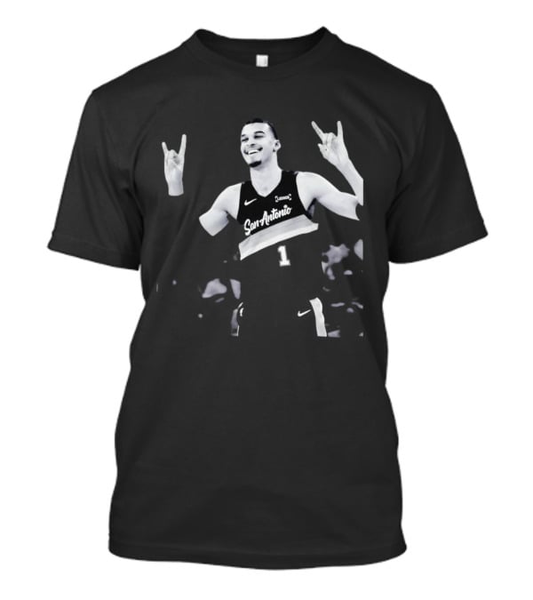 Victor Wembanyama San Antonio Spurs Hook 'em Horns University Of Texas NBA Longhorns T-Shirt