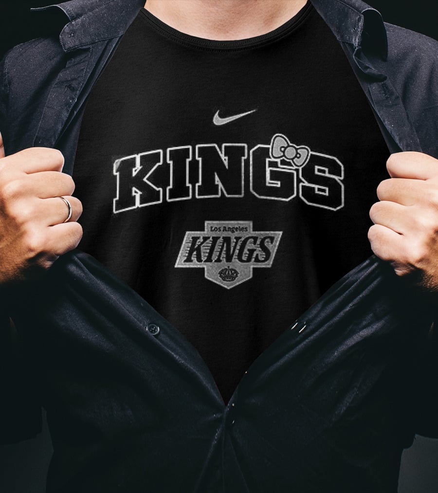 Los Angeles Kings Hello Kitty Collaboration Nike Sports Fashion T-Shirt