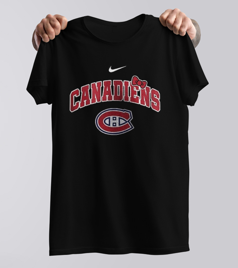 Montreal Canadiens Hello Kitty Collaboration Nike Bow T-Shirt