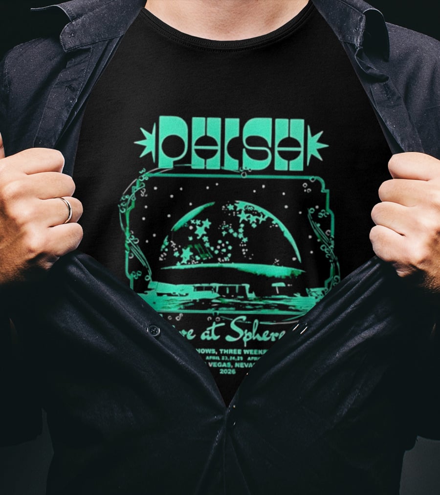 Phish Summer Tour 2026 Live At Sphere Las Vegas Special Edition T-Shirt