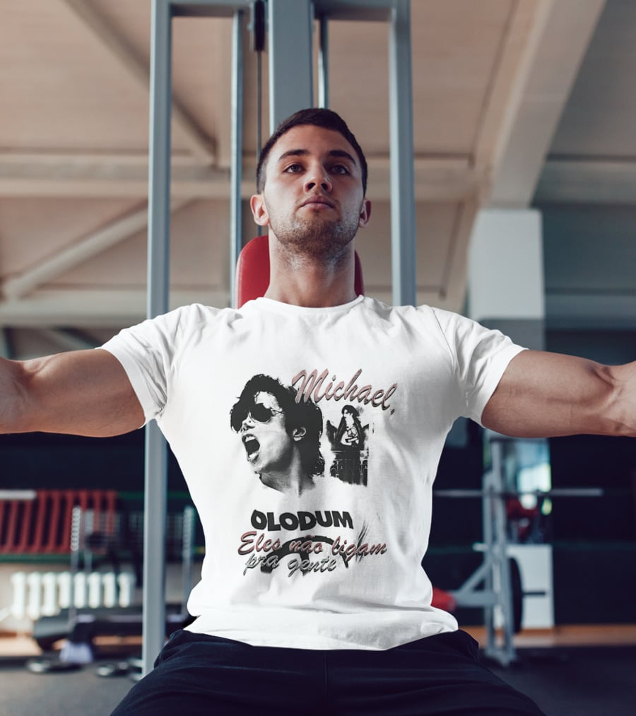 Michael Jacks King Of Pop 2026 Olodum Eles Nao Ligam Kra Gente T-Shirt