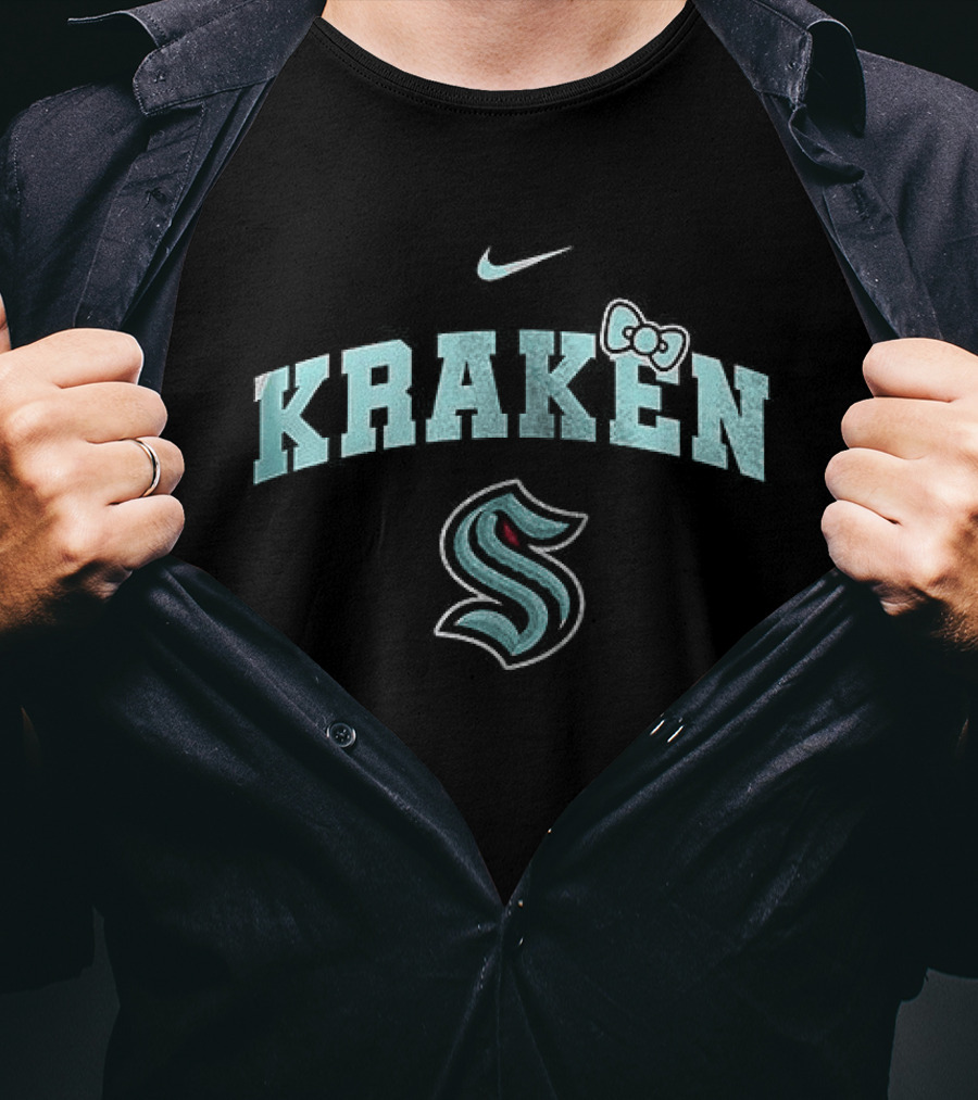 Seattle Kraken Hello Kitty Collaboration Nike Sportswear T-Shirt