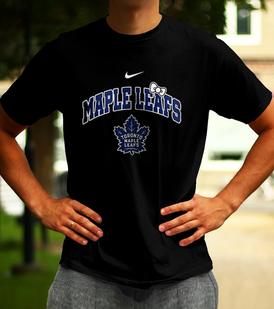 Toronto Maple Leafs Hello Kitty Collaboration Nike Collection T-Shirt