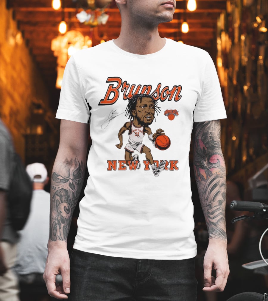 Brunson New York Knicks Basketball Player Tri Blend T-Shirt
