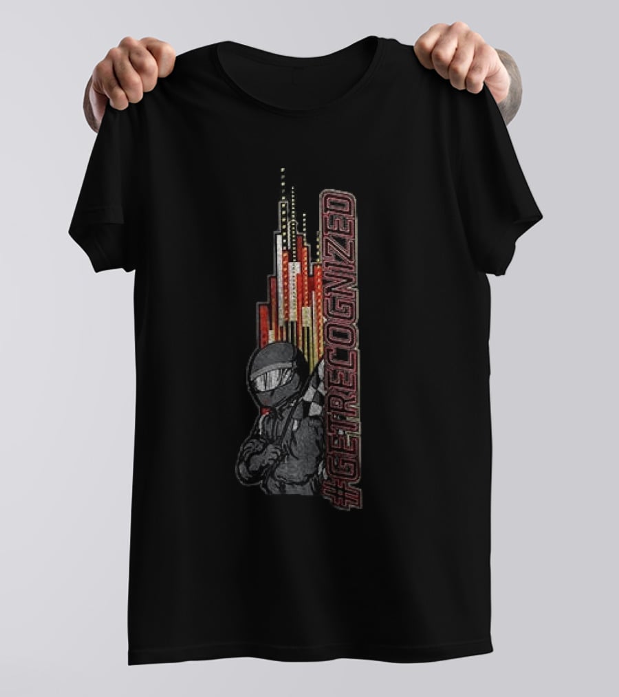 My Race Pass Racing Driver #GetRecognized Checkered Flag T-Shirt
