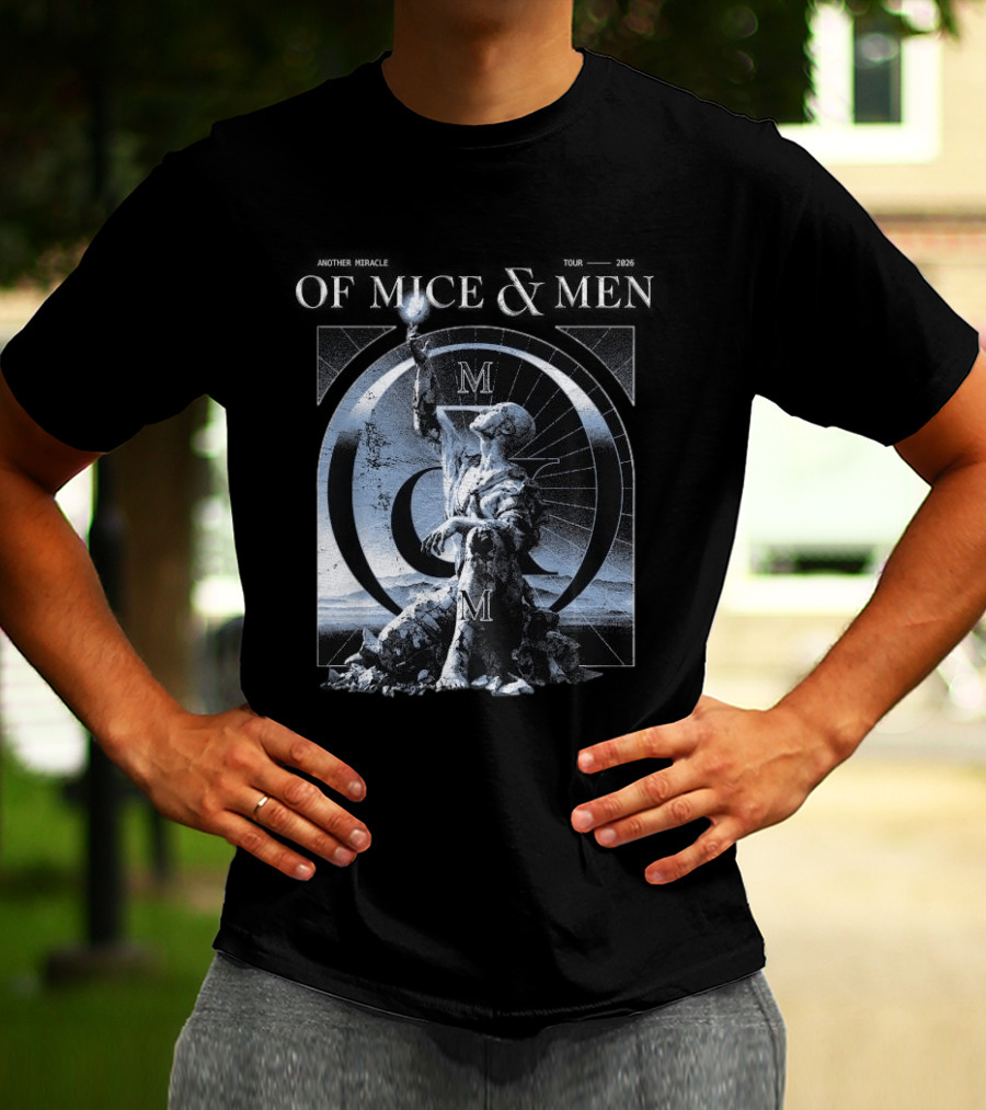 Of Mice & Men Another Miracle Tour 2026 Australia Dates And Locations T-Shirt