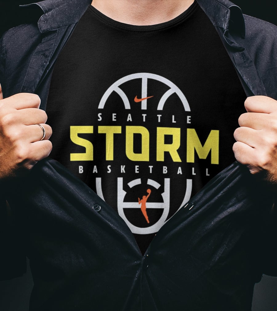 Seattle Storm Nike Basketball 2026 On Court Authentic Practice T-Shirt