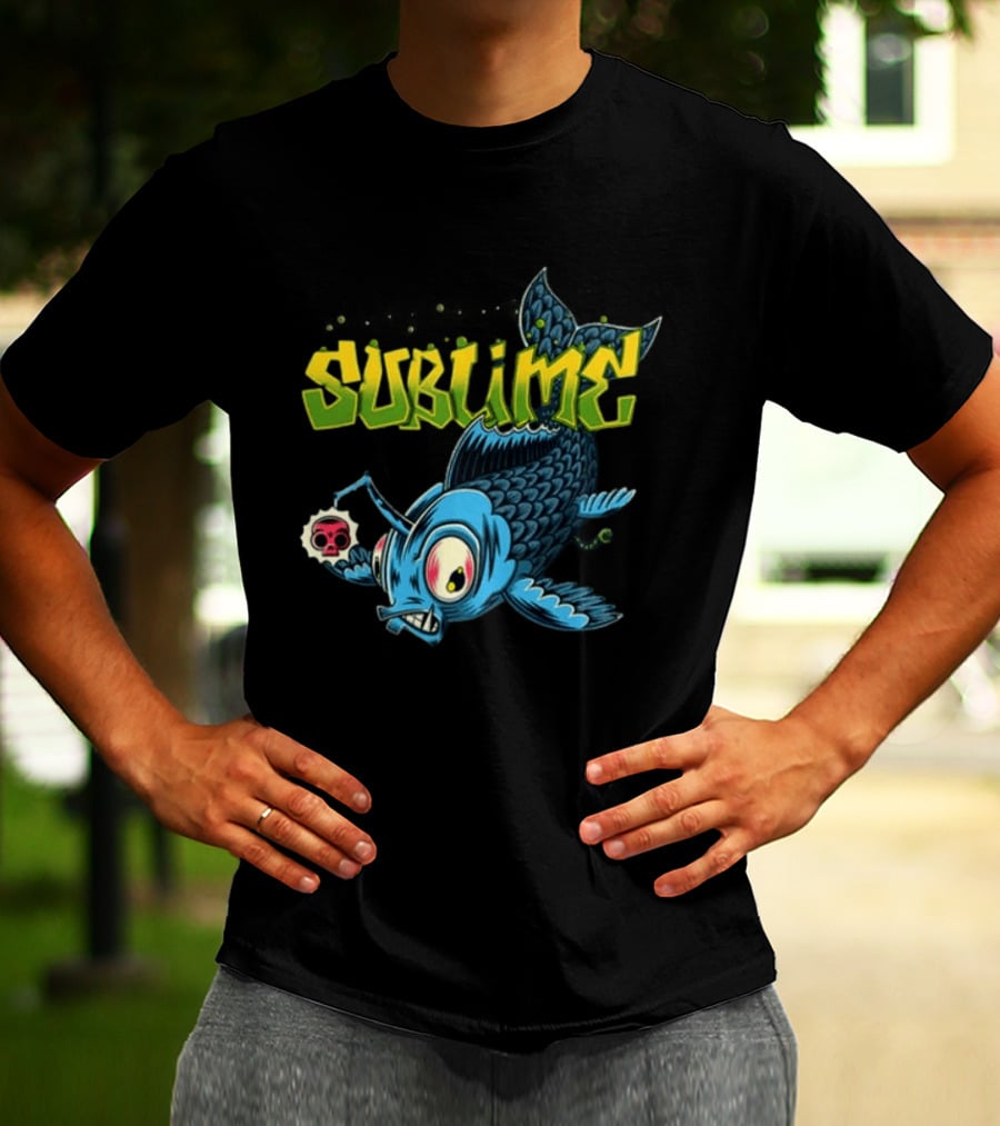 Sublime Red Rocks 2026 Exclusive Drop April 17th 18th 420 On The Rocks Angler Fish T-Shirt