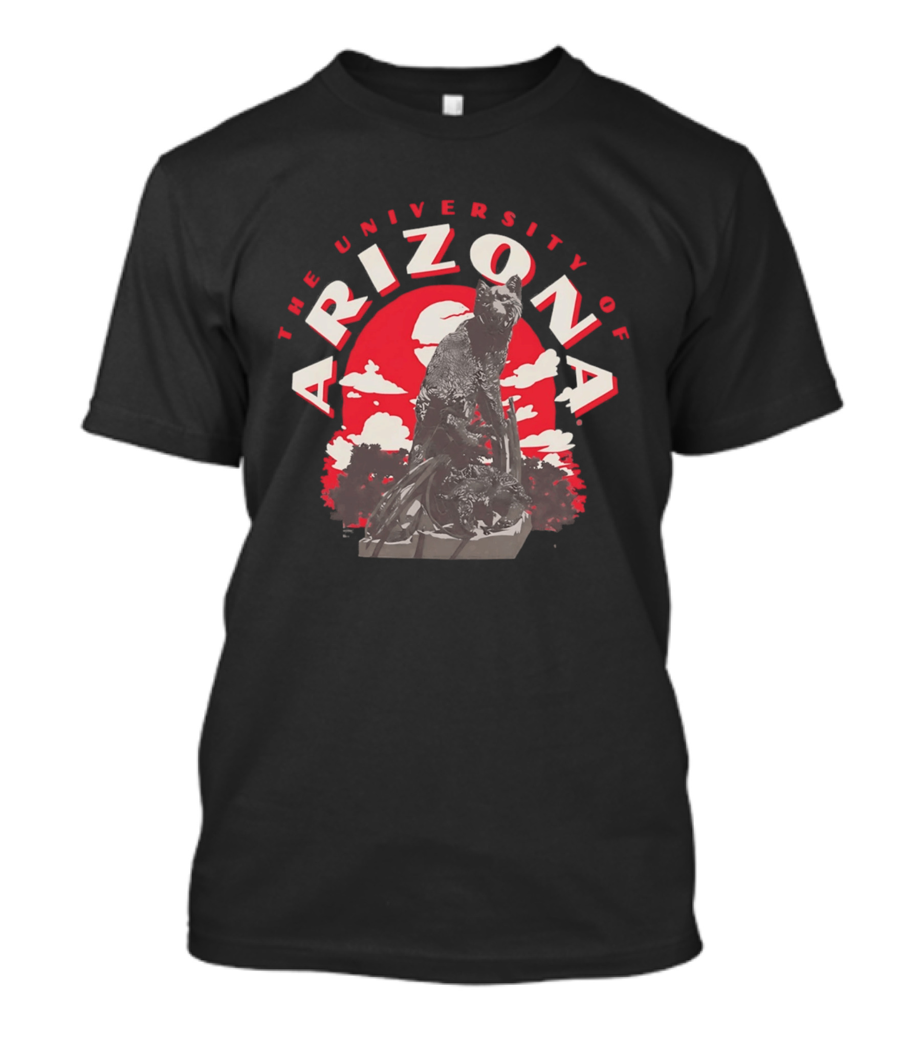 The University Of Arizona Wildcats Team Statue Red Sky T-Shirt