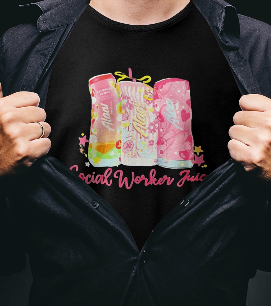 Alani Nu Watermelon Lemonade Social Worker Juice T-Shirt
