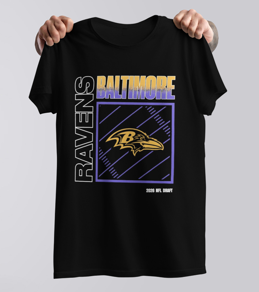 Baltimore Ravens NFL Draft 2026 T-Shirt
