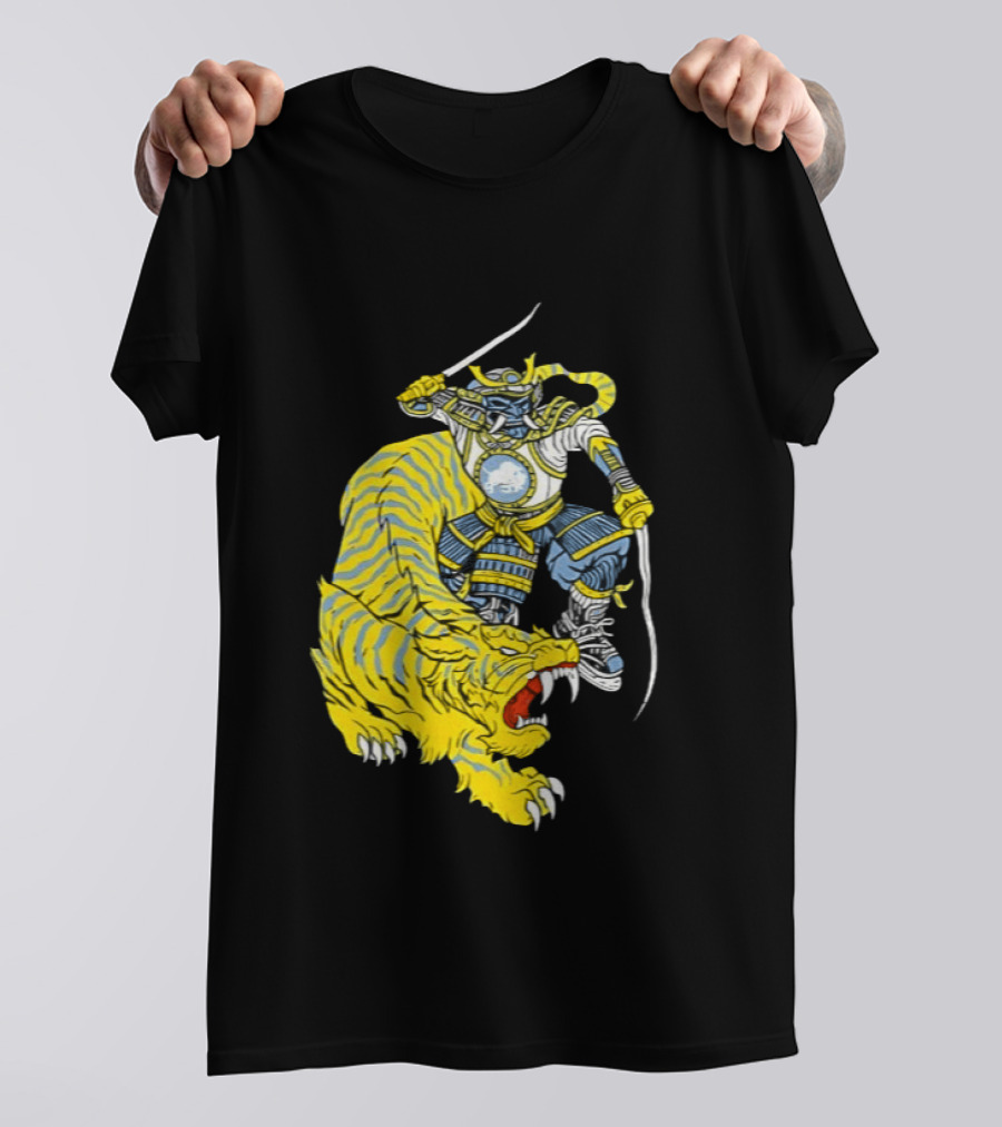 Buffalo Sabres Knight Battling Fierce Sabretooth Tiger T-Shirt